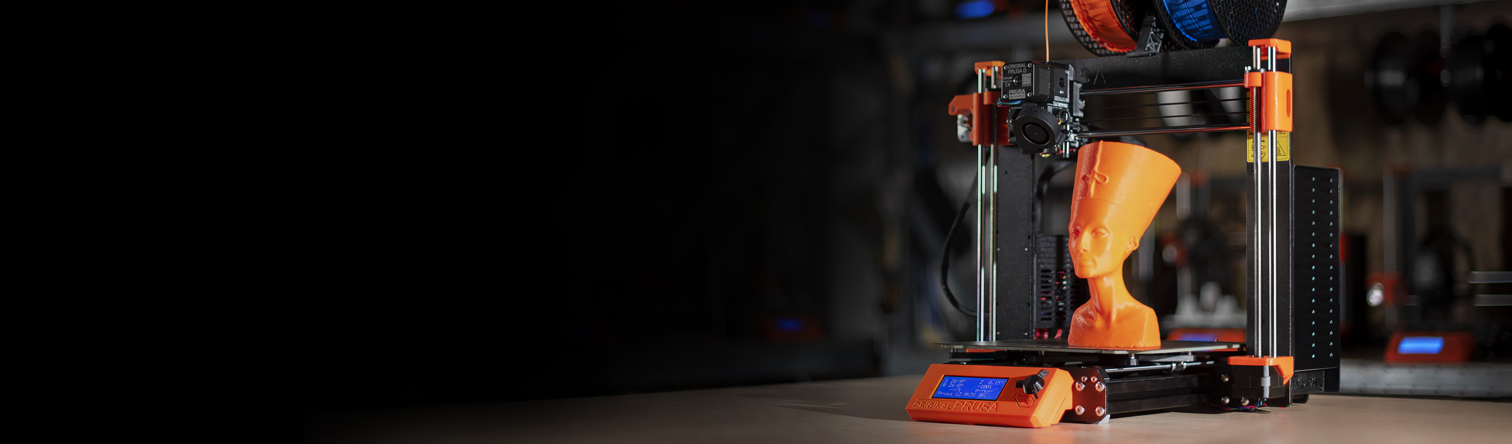 Prusa i3 3d Drucker DIY Kit RepRap Auto Nivellierung mit großen 3D Druck Größe Hohe Genauigkeit und Stabilität Beheiztes Bett LCD Display schwarz 